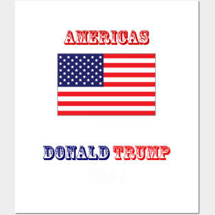 Americans For Trump 2024 Posters and Art